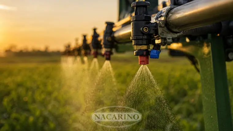 Revisión de boquillas de pulverización agrícola