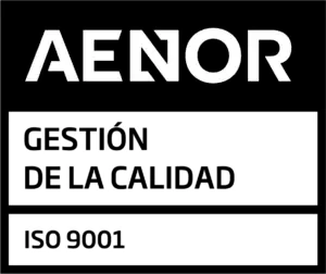 Sello de AENOR de gestión de la calidad ISO 9001