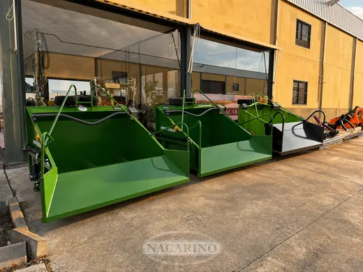 Cazos verdes junto a la nave