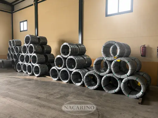 Rollos de alambre galvanizado para espaldera